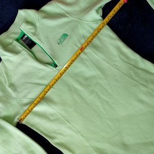 Womens North Face Fleece Outdoor Long Sleeve Mint Top